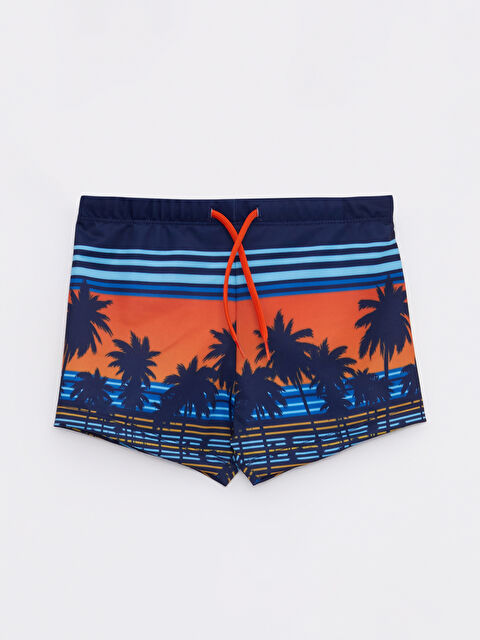 LCW Kids Printed Quick Drying Boy's Boxer Swimwear - S22151Z4-LQQ