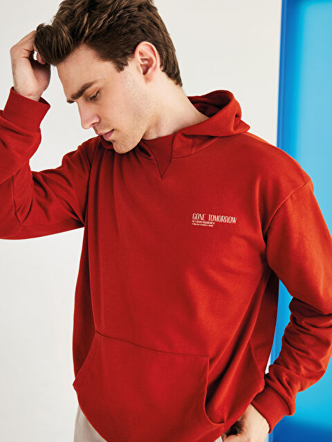 XSIDE Long Sleeve Printed Men's Hoodie - S22983Z8-S1V