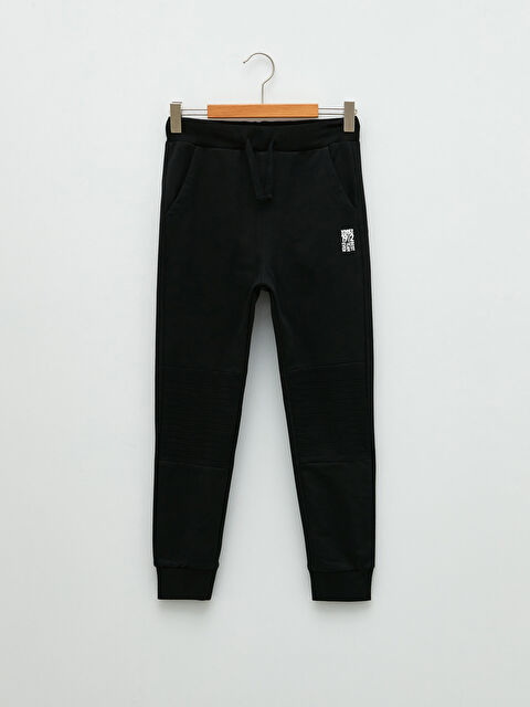 LCW Kids Pantaloni de Trening Jogger pentru Băieți cu Imprimeu și Talie Elastică - S23399Z4-CVL