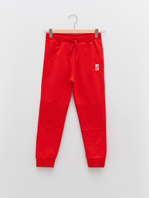 LCW Kids Elastic Waist Printed Boys' Jogger Sweatpants - S23399Z4-HBH