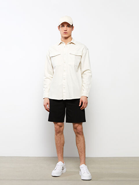 XSIDE Regular Fit Pique Men's Shorts - S23455Z8-CVL