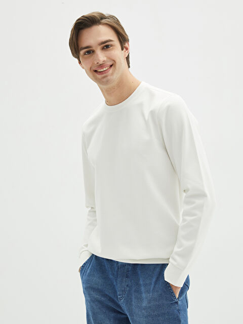 XSIDE Crew Neck Long Sleeve Men's Sweatshirt - S23758Z8-Q6K