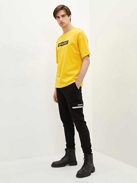 XSIDE Slim Fit Printed Men's Sweatpants - S23787Z8-CVL