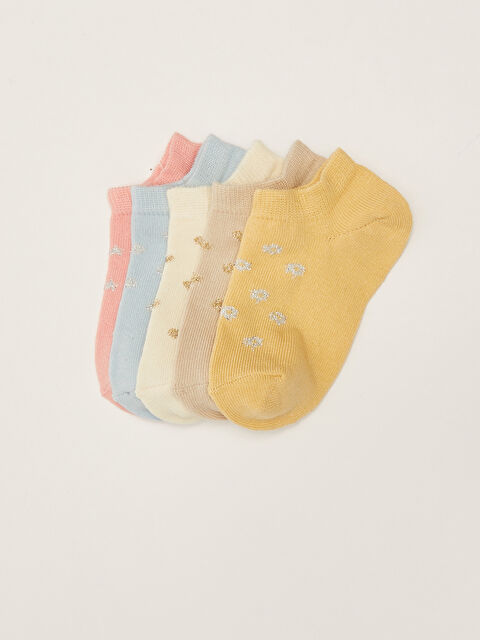 LCW baby Printed Baby Girls' Ankle Socks 5-packs - S23822Z1-CRK