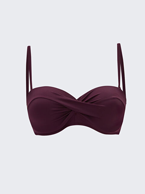 LCW DREAM Dolgusuz Düz Raşel Kumaş Bikini Üst