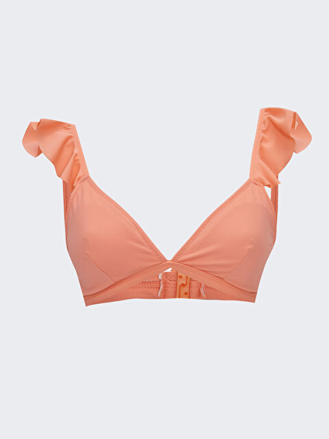 LCW DREAM Kadın Fırfır Detaylı Düz Bikini Üst