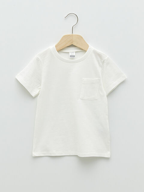 LCW baby Crew Neck Short Sleeve Basic Baby Boy T-Shirt - S24158Z1-EEW