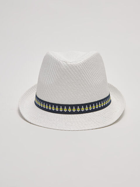 LCW ACCESSORIES Құбырлы егжей-тегжейлі ұл сабан федора қалпақ - S24509Z4-KE8