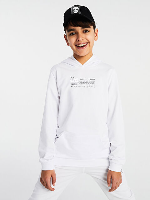 LCW Kids Elastic Waist Printed Boys' Jogger Sweatpants - S24727Z4-R9K