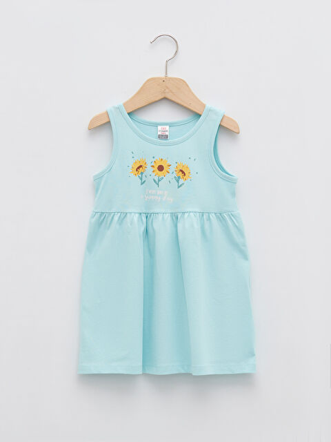 LCW baby Robe pour Bébé Filles à Col Rond Imprimée - S25505Z1-FVQ