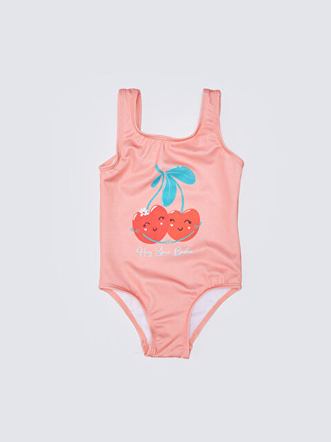 LCW baby Esnek Kumaştan Baskılı Kız Bebek Mayo - S26000Z1-DHY