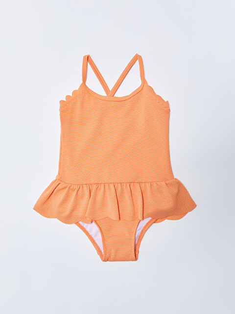 LCW baby Esnek Kumaştan Kız Bebek Mayo - S26005Z1-FLF