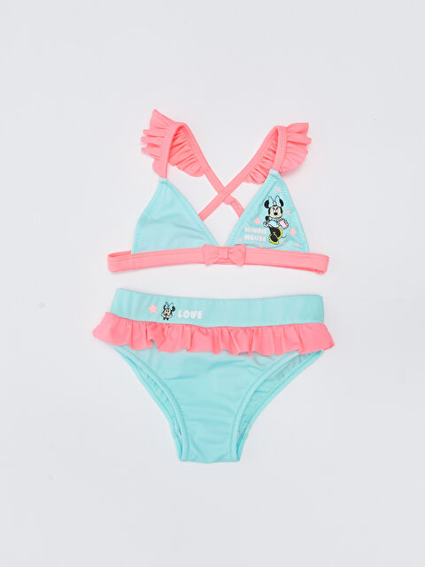 LCW baby Minnie Mouse Printed Baby Girl Bikini Set - S26042Z1-RSD