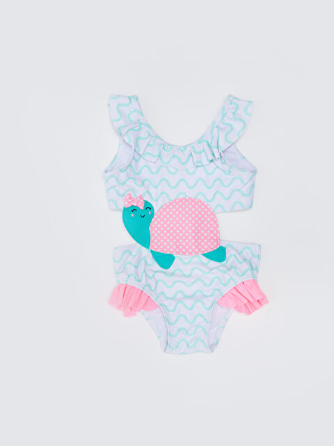 LCW baby Maillot de Bain Imprimé Bébé Fille en Tissu Flexible - S26137Z1-LU8