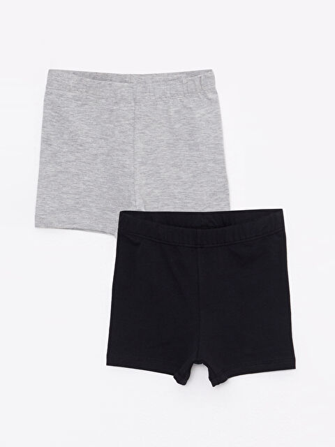 LCW baby Elastic Waist Basic Cotton Baby Girl Leggings 2 Pieces - S26362Z1-CVL