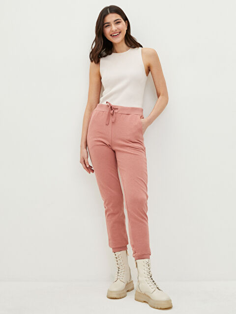 LCW Vision әйелдерге арналған серпімді белдік стандартты қалтасы бар джоггер спорттық шалбары - S26522Z8-KCV