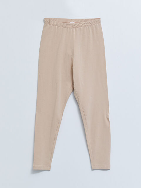 LCW DREAM Beli Lastikli Düz Pamuklu Kadın İçlik Tayt