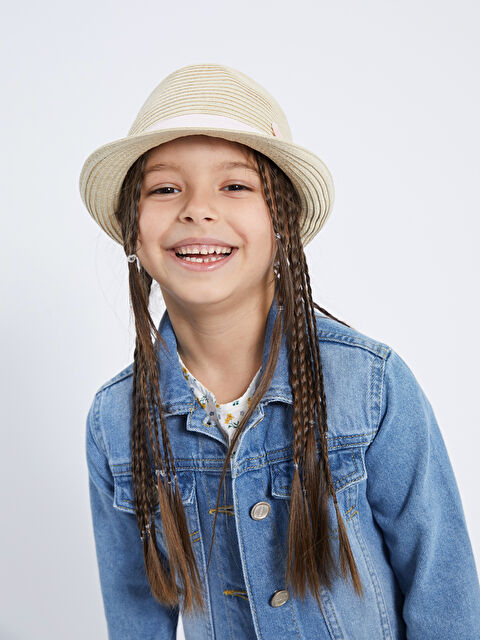 LCW ACCESSORIES Straw Girl Fedora Hat - S27158Z4-RVN