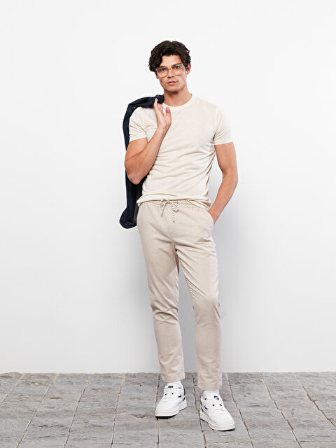 XSIDE Crew Neck Short Sleeve Men's T-Shirt - S27422Z8-J1F