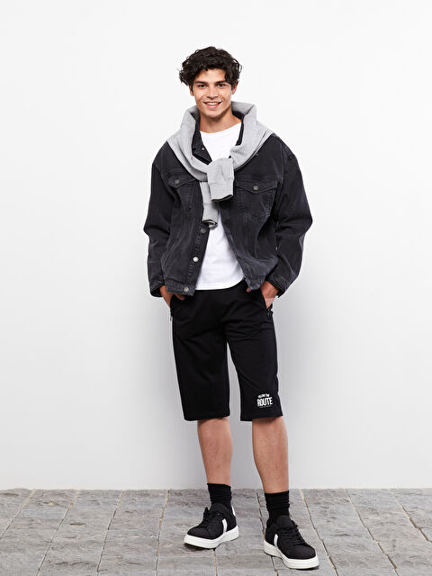 XSIDE شورت رولر رجالي مطبوع بنقشة ستاندرد - S27652Z8-CVL