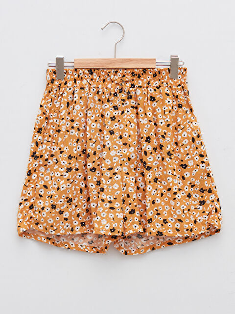 LCW ECO Shorts Fille en Viscose à Taille Élastique et Motif - S27962Z4-LUG