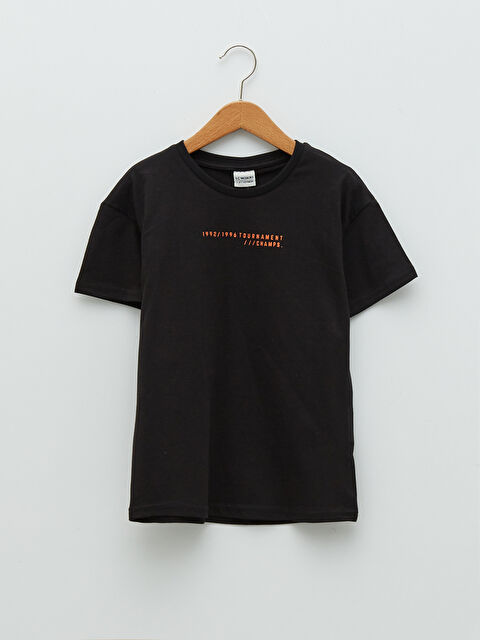 LCW Kids Dječak CRNA Majica kratkih rukava - S28136Z4-CVL