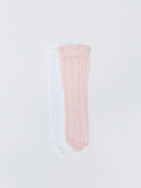 LCW baby Μωρό Κορίτσι ΡΟΖ Κοντές Κάλτσες - S28309Z1-CUE