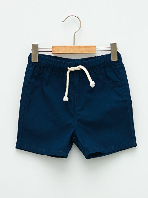 LCW baby Basic Elastic Waist Baby Boy Gabardine Shorts - S28340Z1-JC7