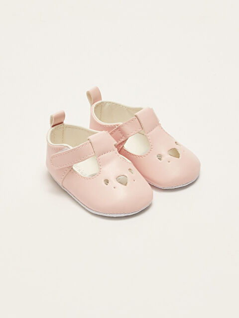 LCW STEPS أحذية ما قبل المشي للبنات الصغار بلصق الفيلكرو - S28820Z1-CRC
