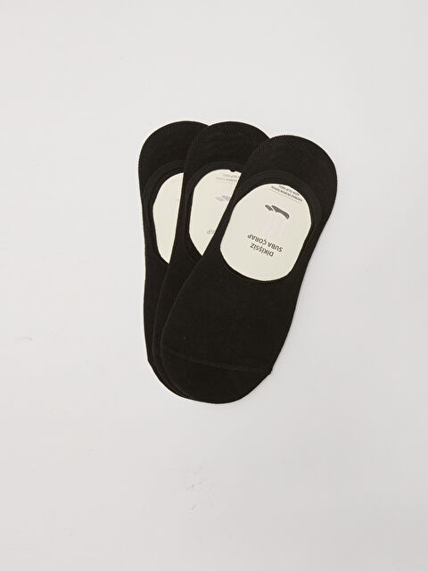 LCW ACCESSORIES Plain Men's Invisible Socks 3-pack - S28906Z8-HEG