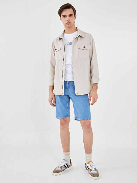 LCW Jeans Short en Jean pour Hommes Coupe Régulière - S29517Z8-311