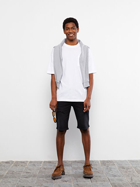 LCW Jeans شورت جينز رجالي بقصة عادية - S29529Z8-326