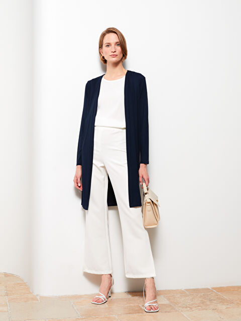 LCWAIKIKI Basic Cardigan pour Femmes à Manches Longues Uni avec Col Châle - S29659Z8-E1J