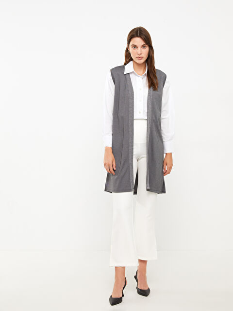 LCWAIKIKI Basic كارديجان سادة بياقة شال للسيدات - S29669Z8-D3A