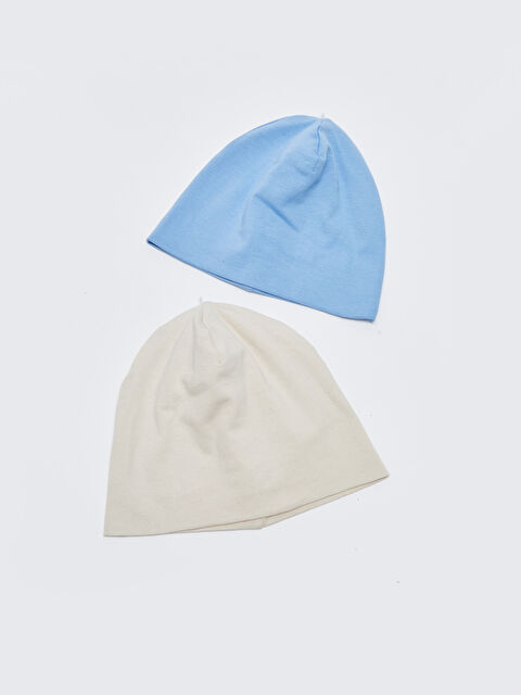 LCW baby Basic Cotton Baby Boy Beret 2-Pack - S29880Z1-G5H