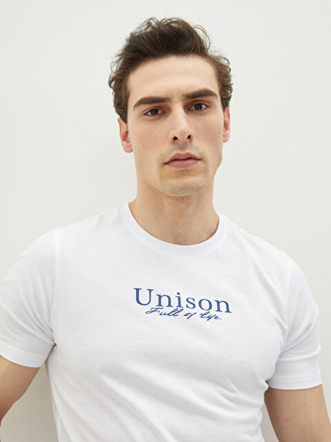 SOUTHBLUE Bisiklet Yaka Kısa Kollu Baskılı Penye Erkek Tişört - S2AB89Z8-Q6K