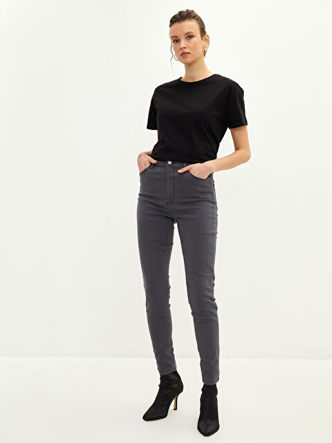 LCWAIKIKI Basic Mercury Skinny Fit Women's Jean Pants with Pocket Detail - S2AG70Z8-KSK