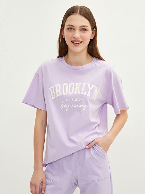 LCW Vision Žena LILA Majica kratkih rukava - S2AL21Z8-G3W