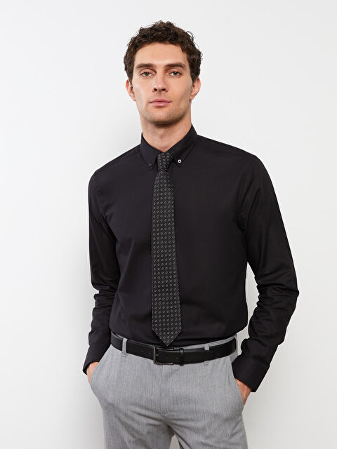 LCW BUSINESS Chemise Oxford Slim Fit à Manches Longues pour Hommes - S2AT27Z8-RQL