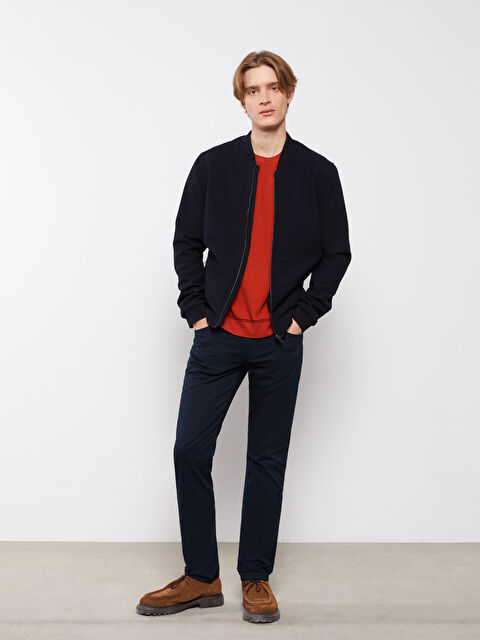 LCWAIKIKI Classic Slim Fit Gabardine Men's Chino Trousers - S2BB52Z8-KN7