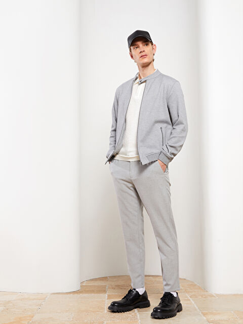 LCW Vision Slim Fit Biker Yaka Erkek Mont - S2BK65Z8-LAL