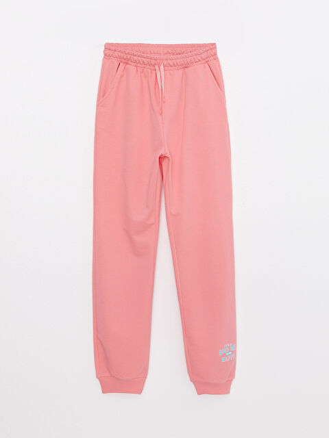 LCW Kids بنطلون رياضي بناتي مطبوع بخصر مرن - S2BQ96Z4-GCE