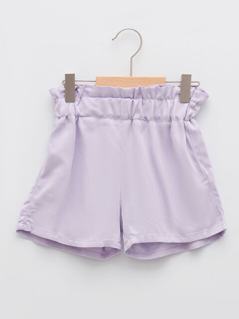 LCW baby شورتات بنات رضع أساسية بخصر مطاطي - S2BT93Z1-G0W