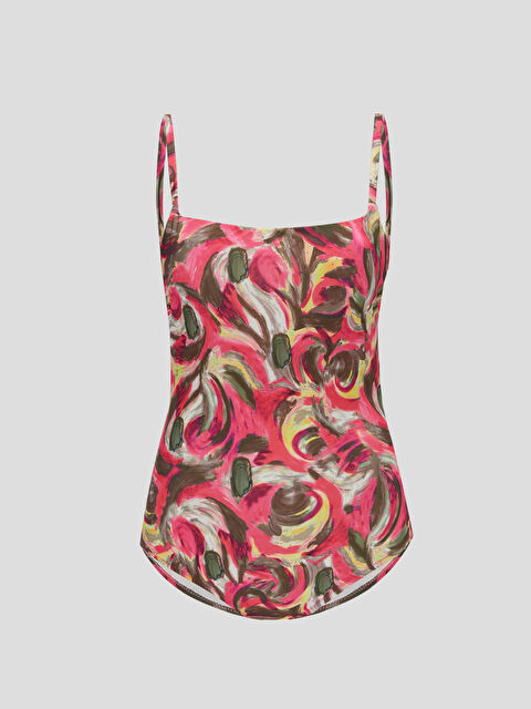 LCW DREAM Desenli Pedli Kadın Mayo