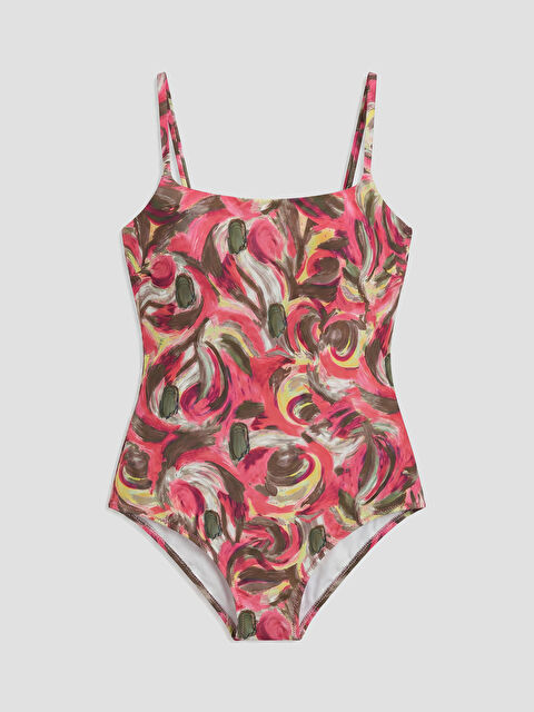 LCW DREAM Desenli Pedli Kadın Mayo