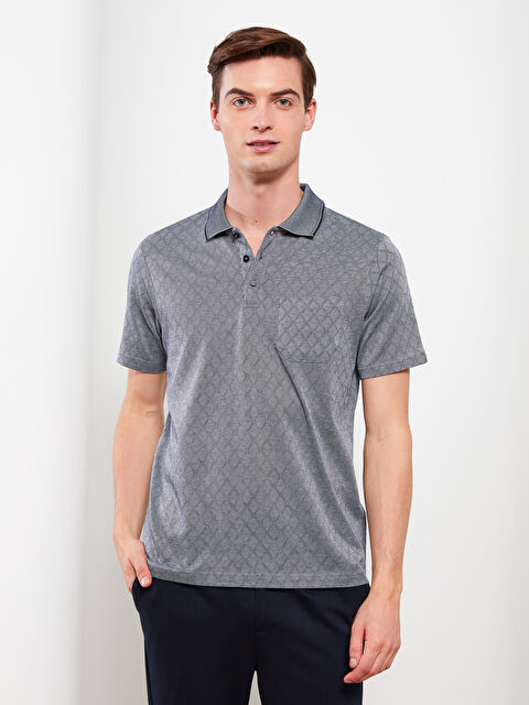 LCWAIKIKI Classic Mercerized Polo Neck Short Sleeve Men's T-Shirt - S2CA24Z8-CYJ