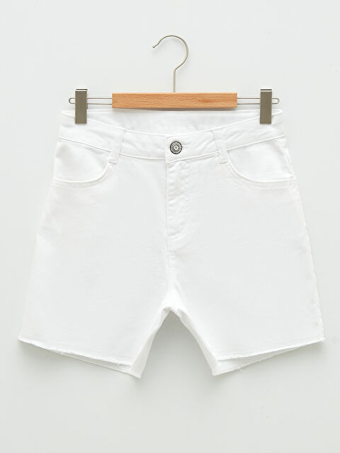 LCW Kids Basic Gabardine Girls Shorts - S2CA34Z4-FFB