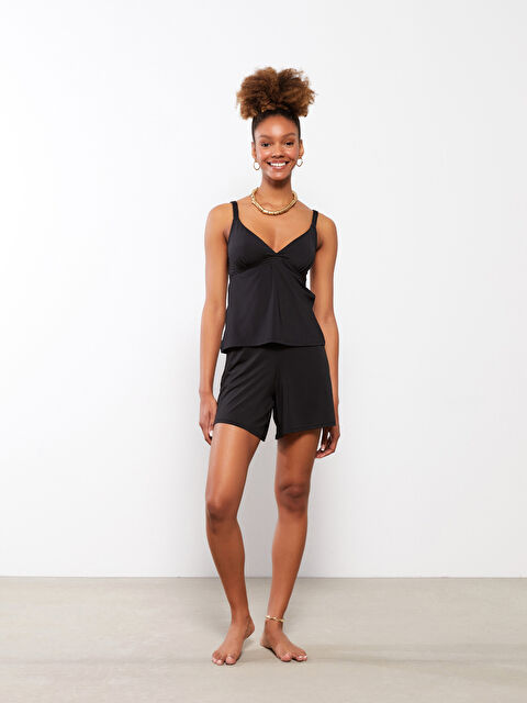 LCW DREAM Kadın V Yaka Düz Mayo Takımı - S2CG18Z8-CVL