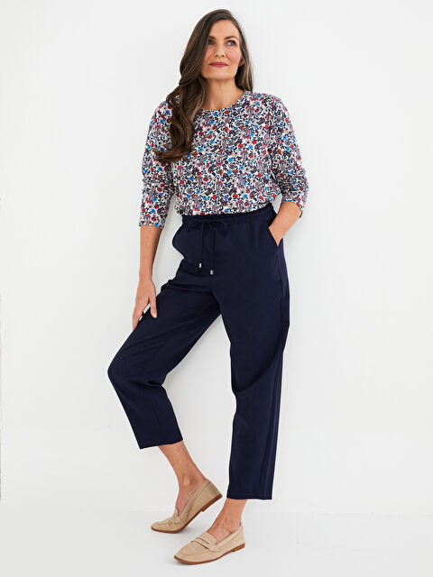 LCW Grace Женские брюки с эластичной талией и удобной посадкой с карманами - S2CL28Z8-E1J