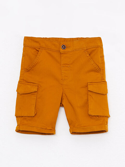 LCW baby Elasticated Waist Basic Baby Boys' Shorts - S2DC62Z1-H3G